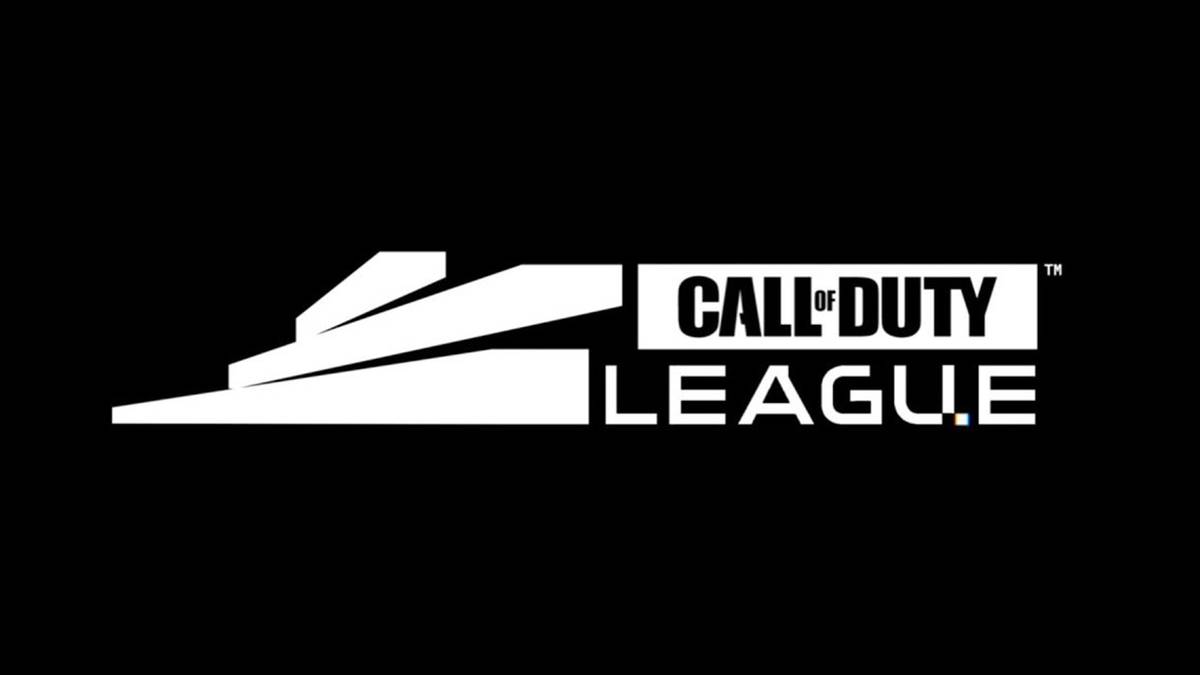 call of duty league logo black background