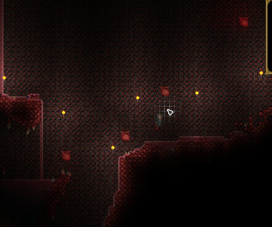 crimson hearts in terraria