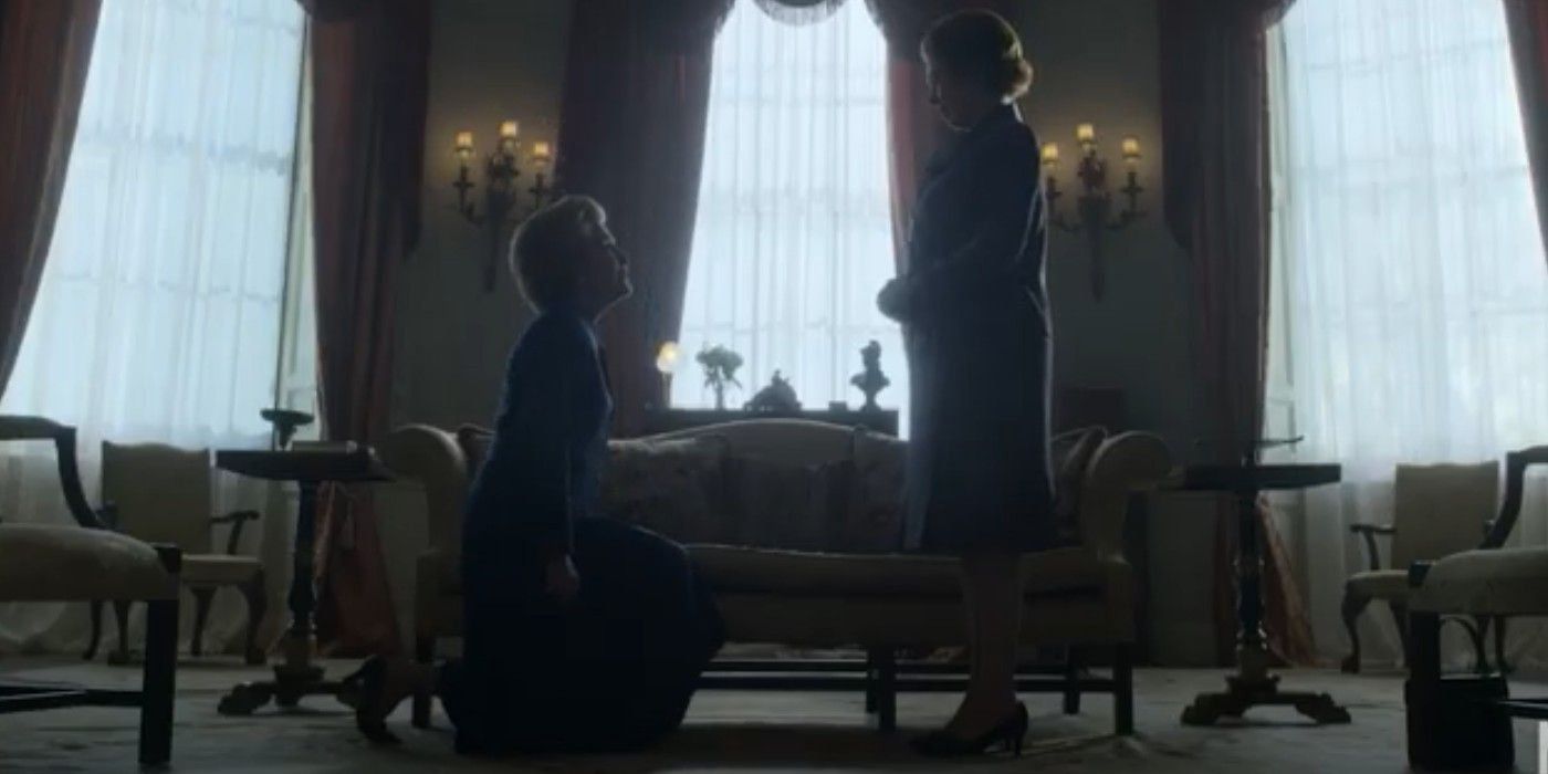 The Queen and Thatcher in The Crown