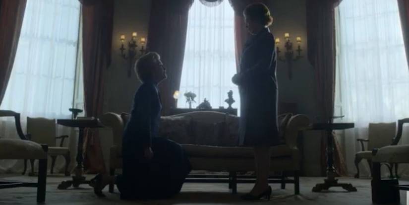 The Queen and Thatcher in The Crown
