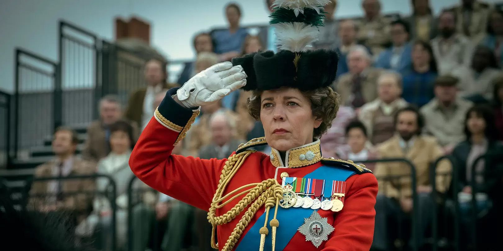 The Queen Trooping the Colour in The Crown