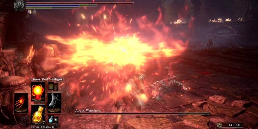 chaos bed vestiges pyromancy spell.