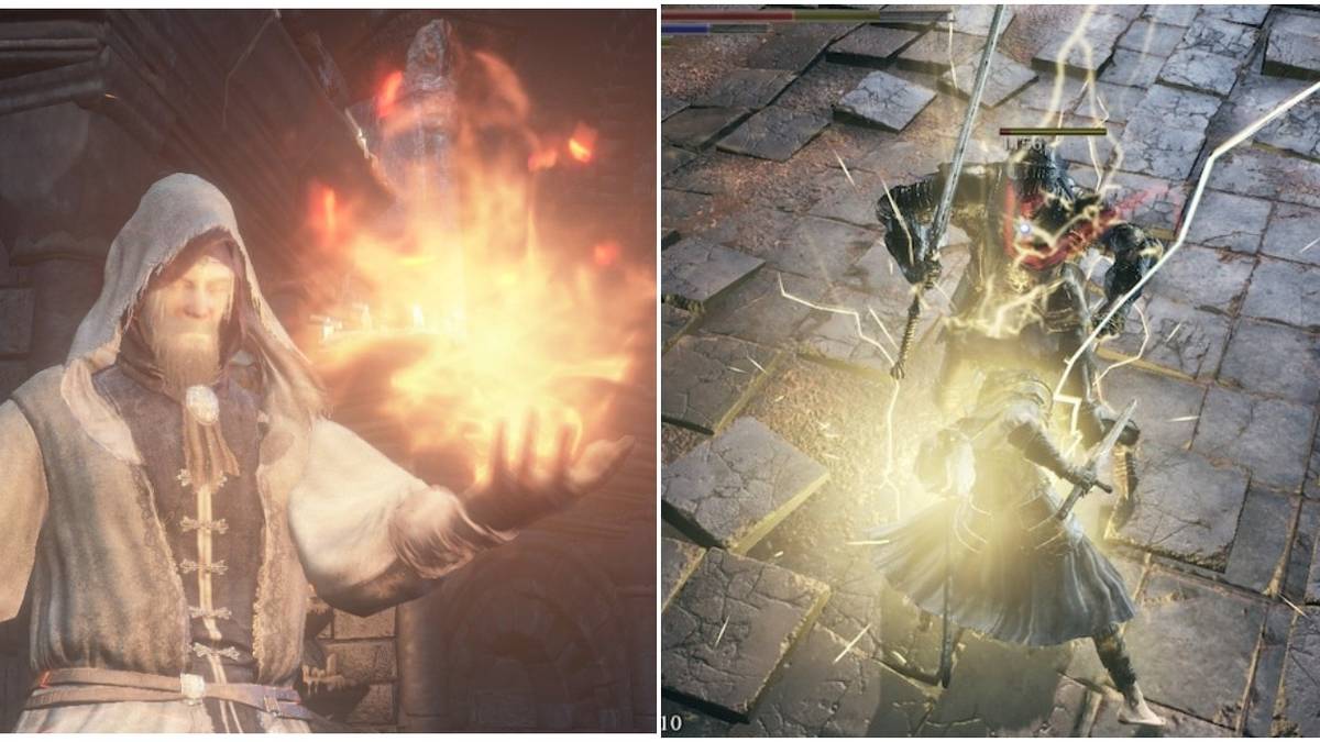 pyromancy and miracles.