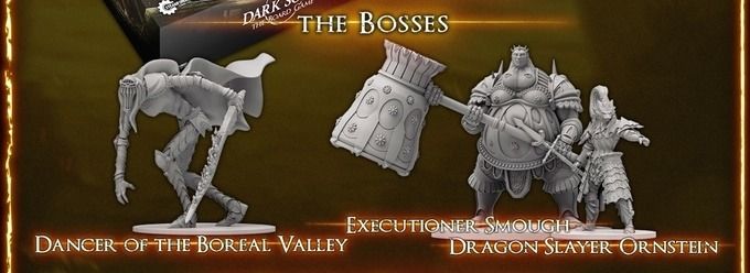 Dark Souls the Board game Dancer of the Boreal Valley Ornstein and Smough
