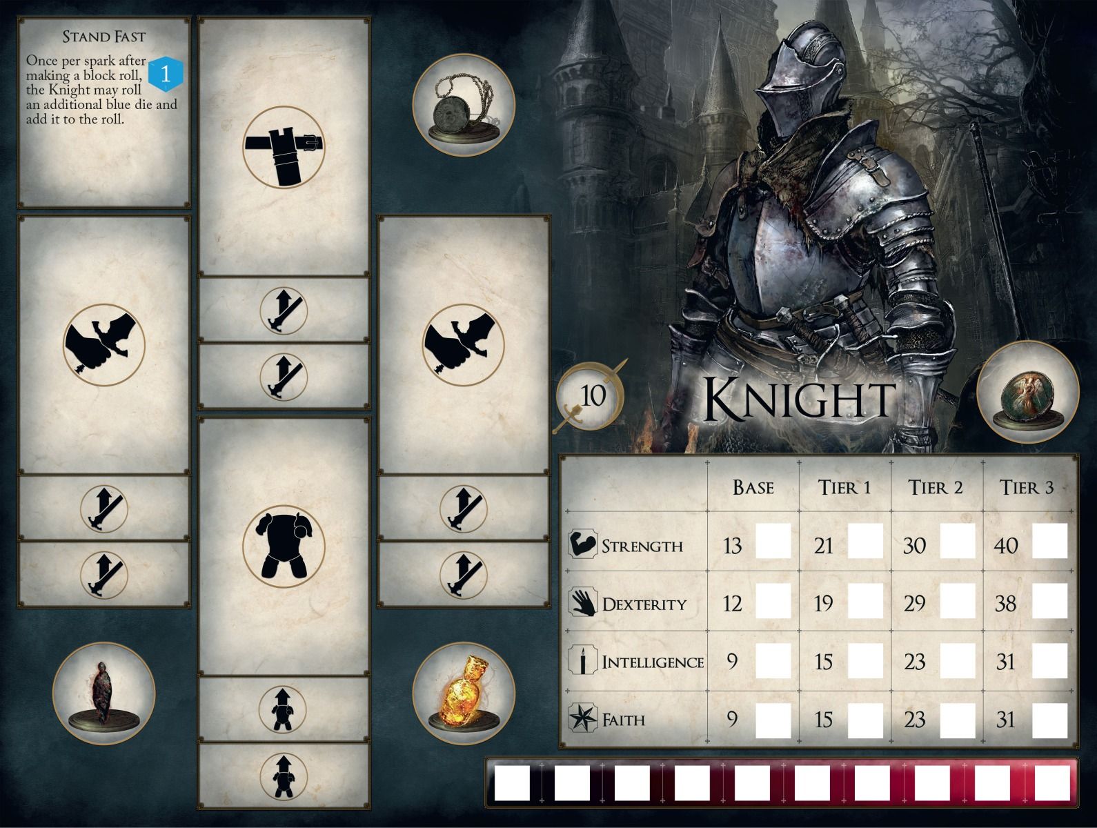 Knight Card Dark Souls: The Board Game