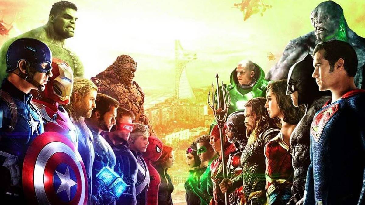 superhero array dc marvel