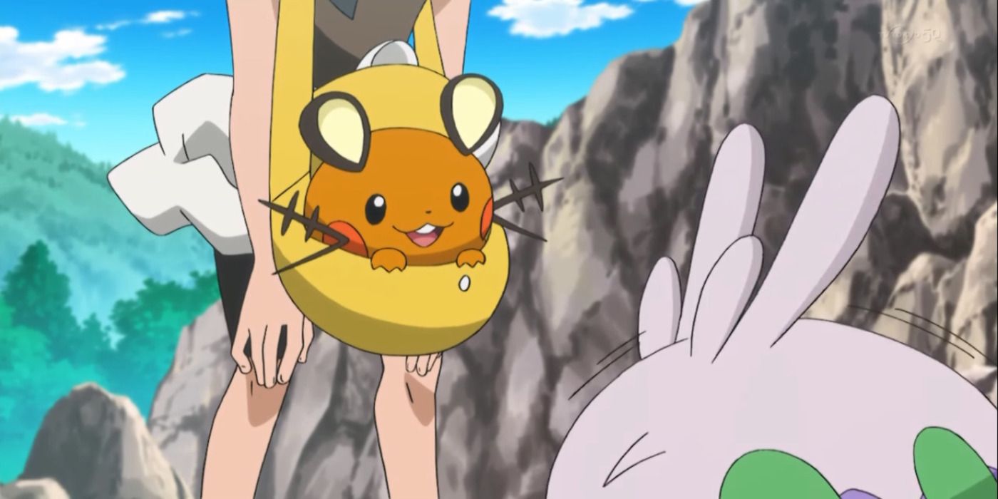 Dedenne and Goomy in Pokemon Anime