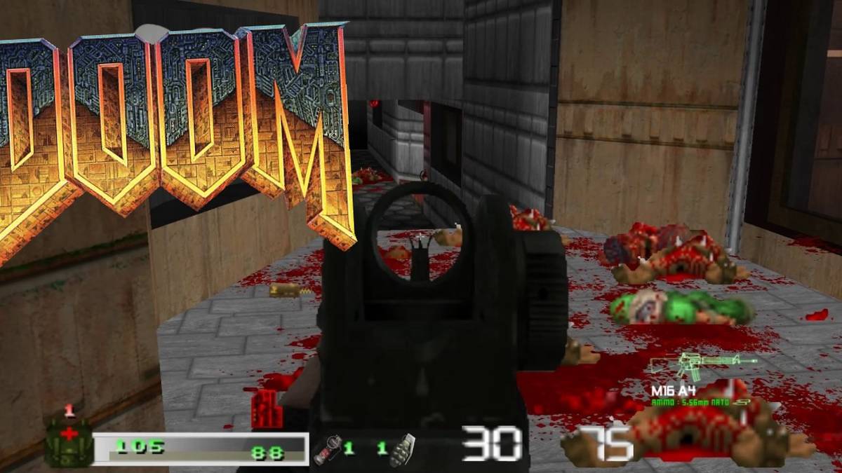 Doom Package Cod DOOM Mod Combines Game with Call of Duty