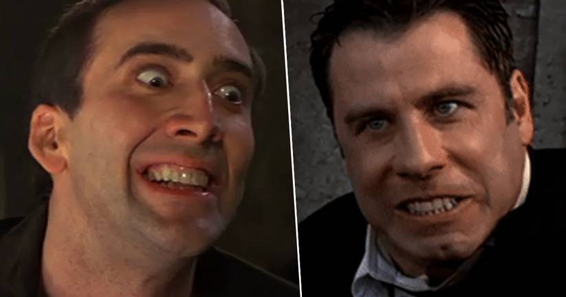 travolta cage face off
