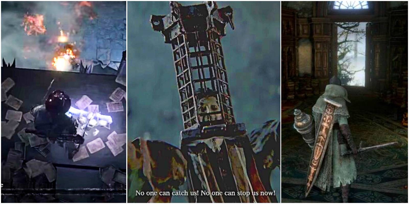 using molotovs on the boss, the host of the nightmare, and a player with ludwigs holy blade.