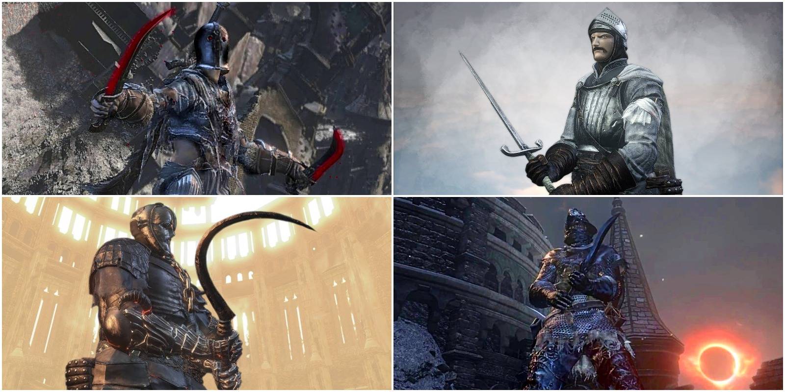 brigand twindaggers, mail breaker, harpe, and bandit's knife daggers.