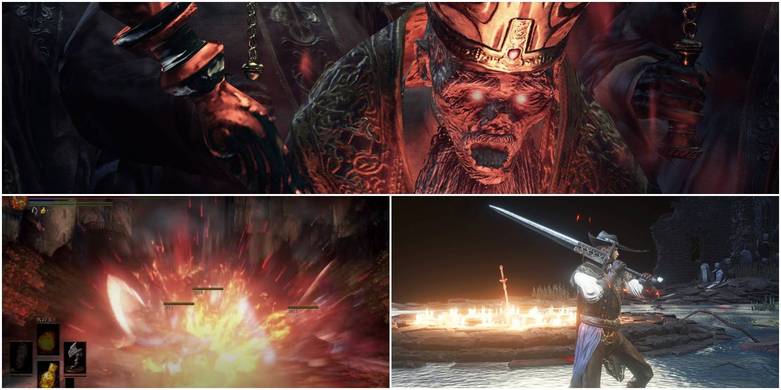 archdeacon royce, demonic flare weapon skill, and hollowslayer greatsword.