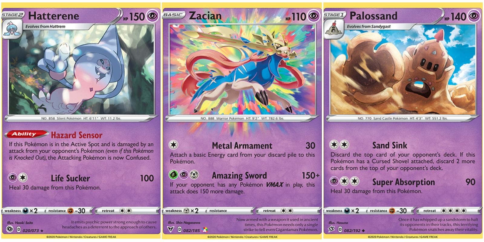 psychic pokemon cards