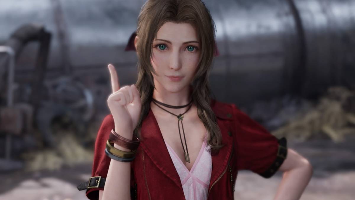 Aerith in Final Fantasy VII
