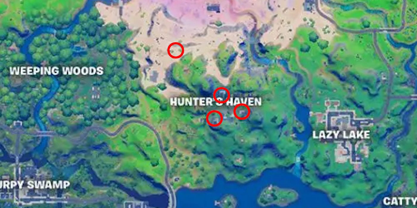 fortnite throw fruit at hunters haven