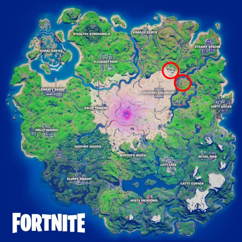 fortnite find a rose at steel farm or the orchard