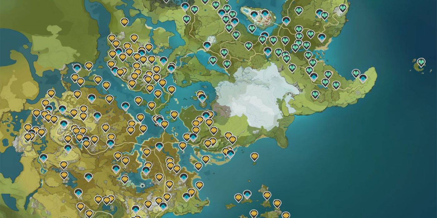 Genshin Impact interactive map China feature