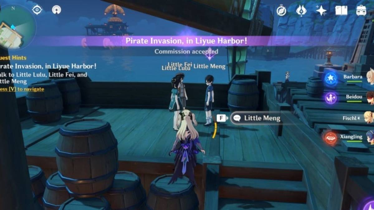 Genshin Impact how to get Pirates Argh achievement