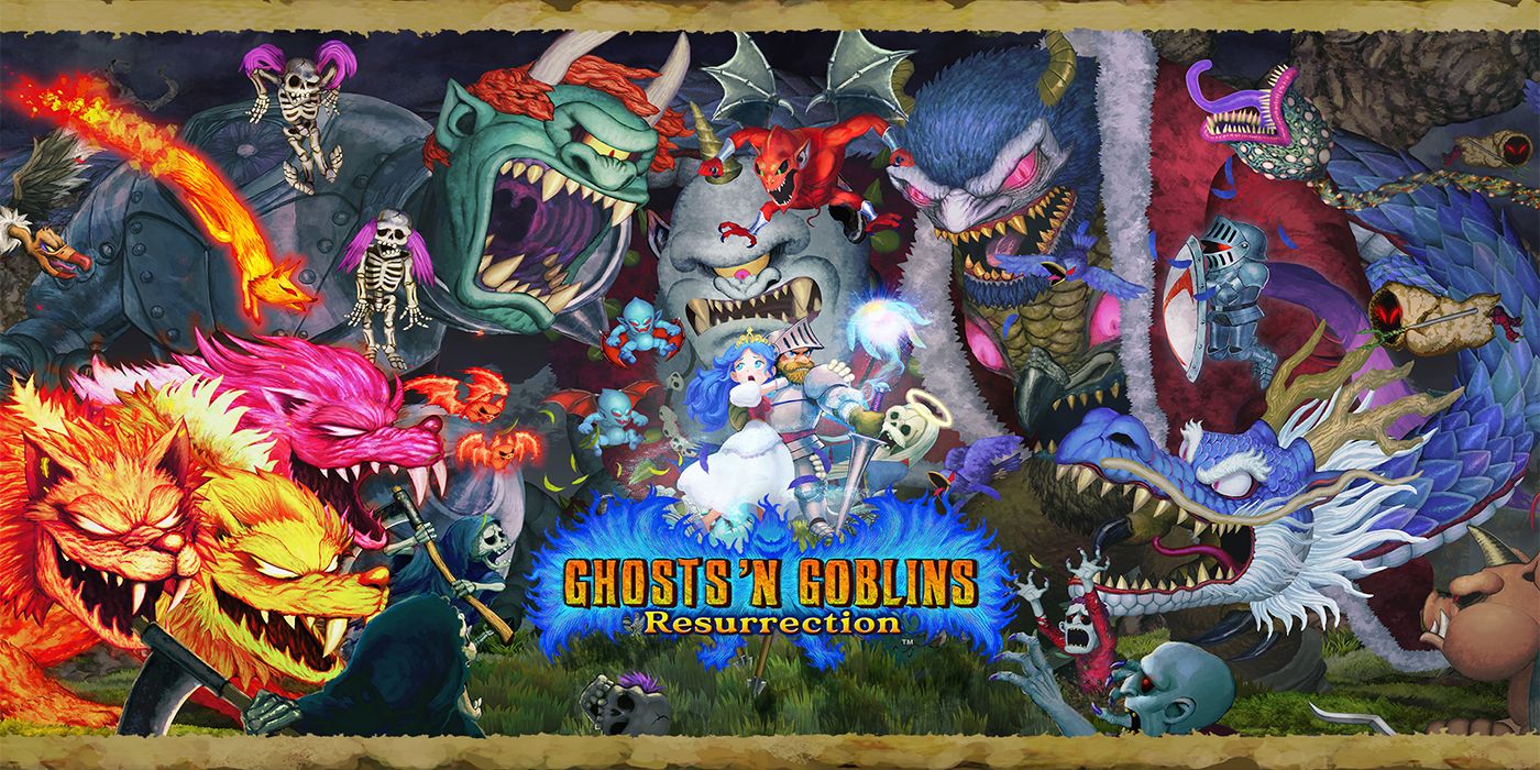 Ghosts n Goblins Resurrection key art