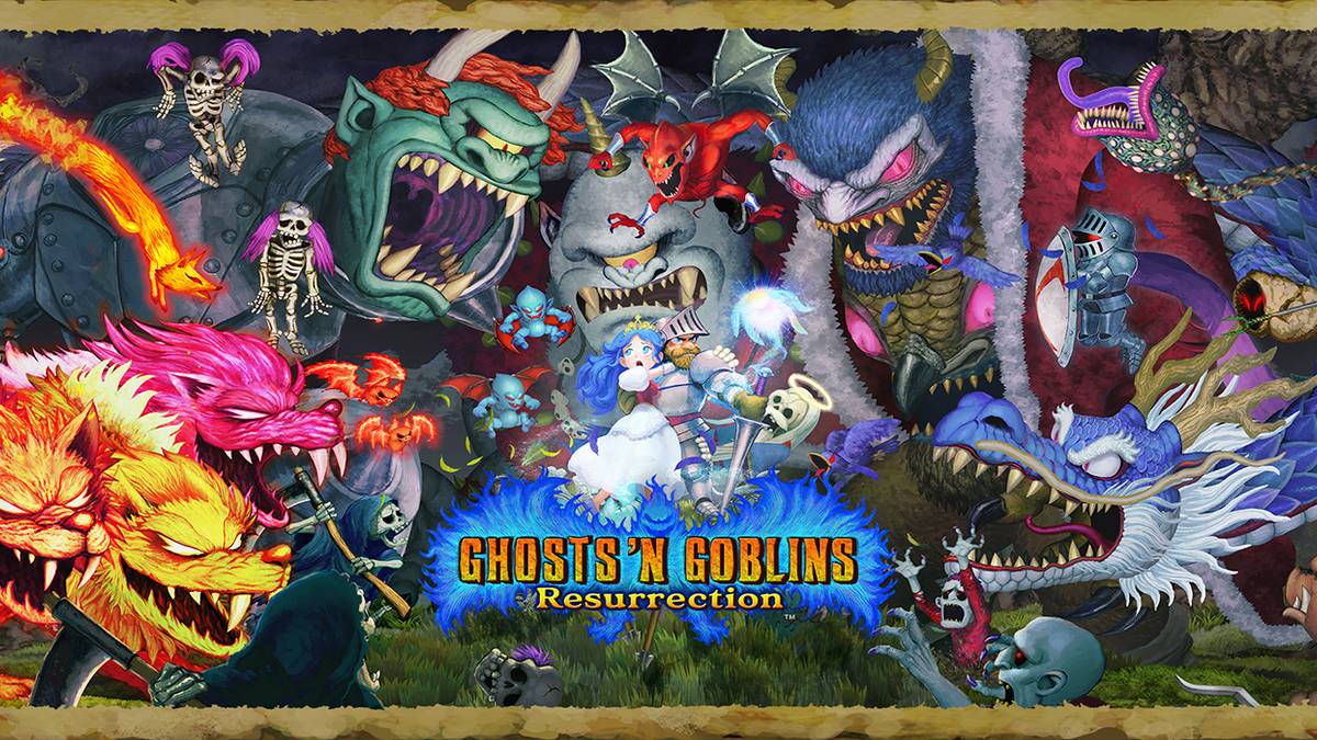Ghosts n Goblins Resurrection key art