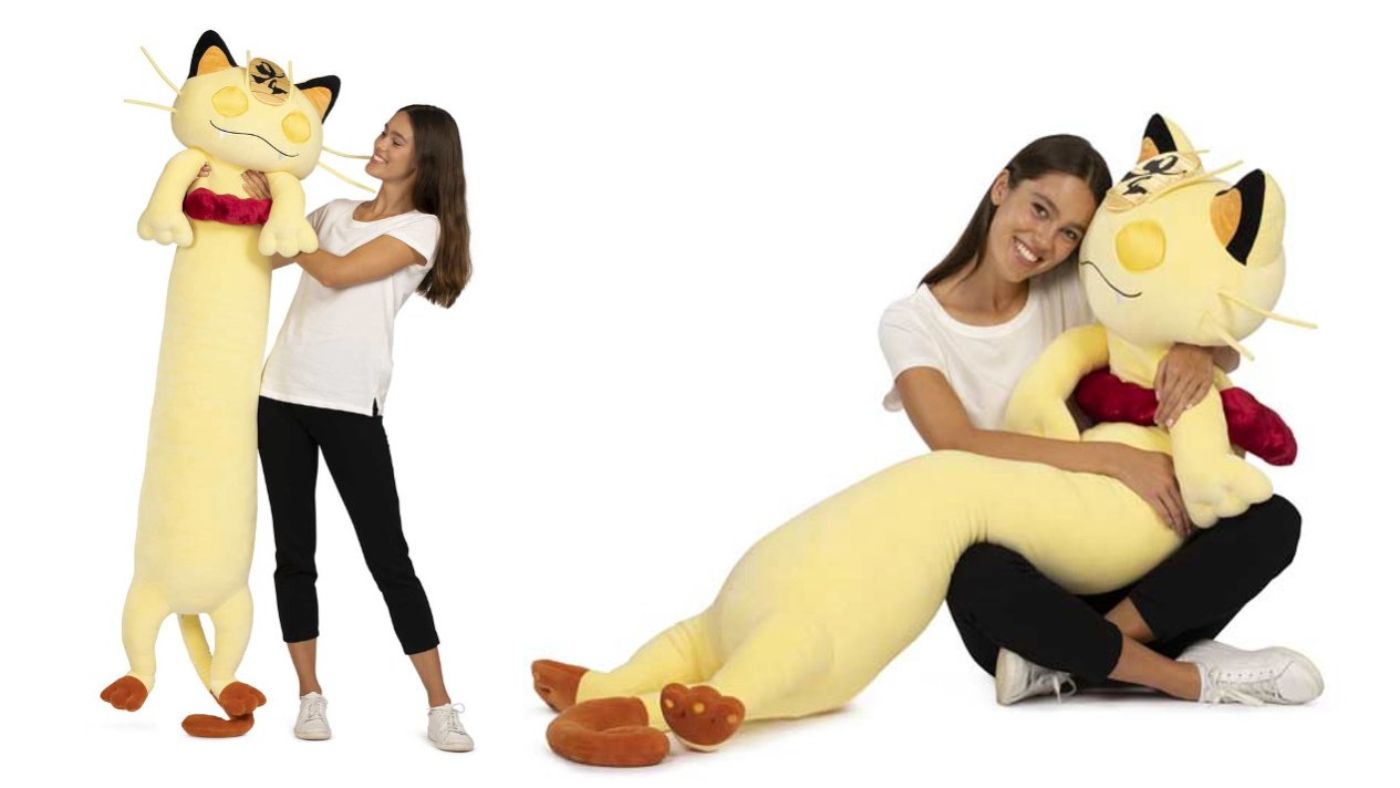 long meowth plush gigantamax pokemon