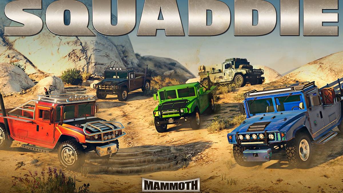 gta online how to get mammoth squaddie