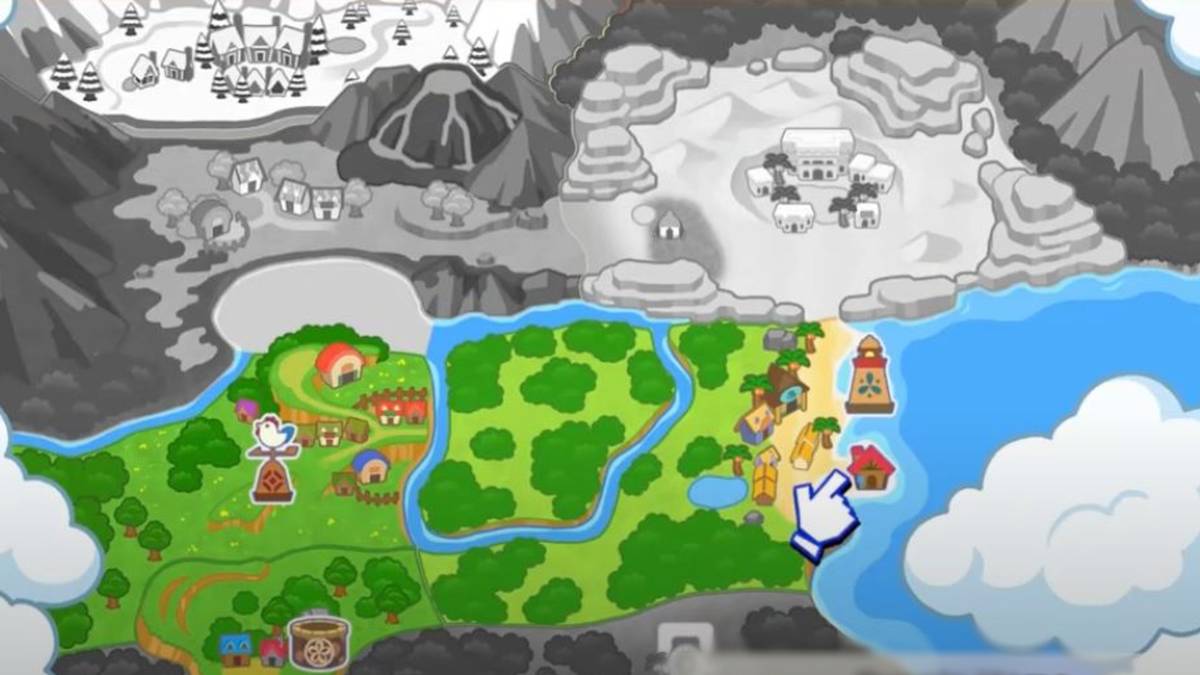 harvest moon one world map