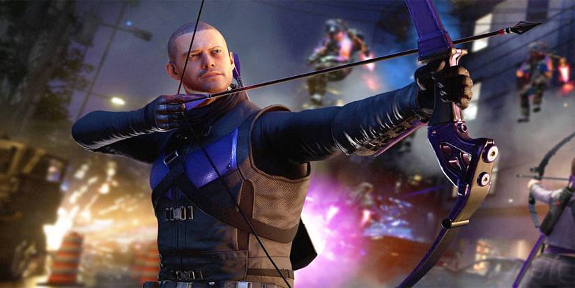 gameplay of clint barton hawkeye avengers