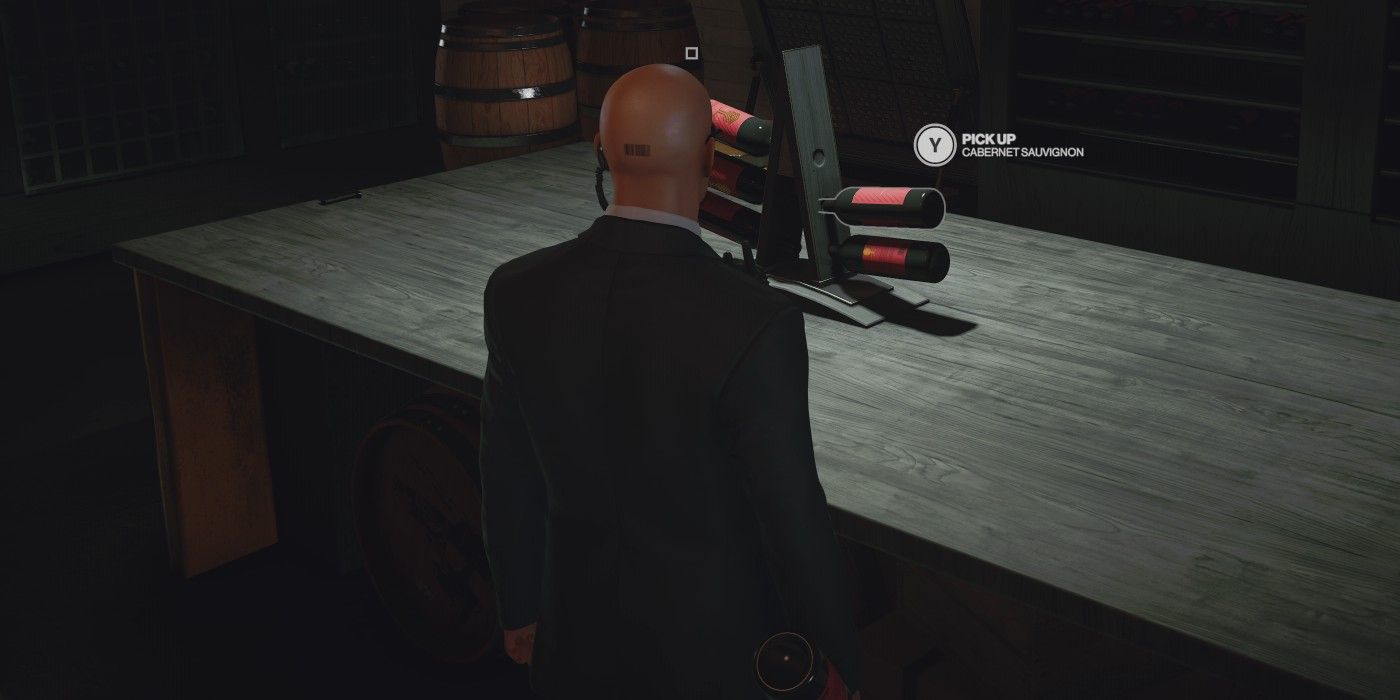 agent 47 wine bottle