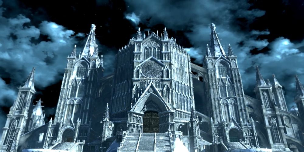 A close look at the architecture of Anor londo in Dark souls 3