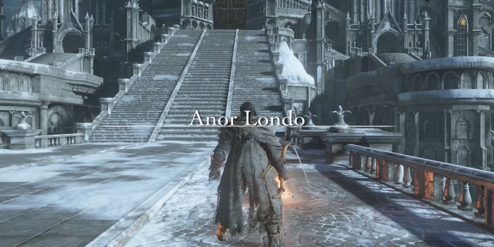 The titular bonfire of Anor londo in Dark Souls 3