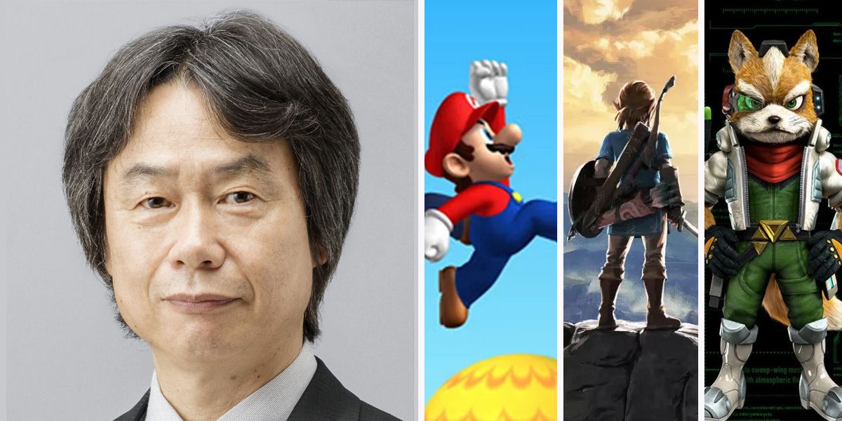 Shigeru Miyamoto and some of his most notable works