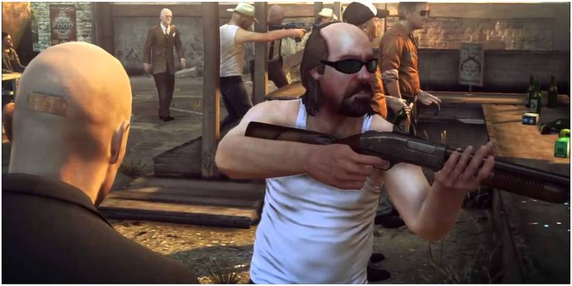 Kane and Lynch crossover into Hitman