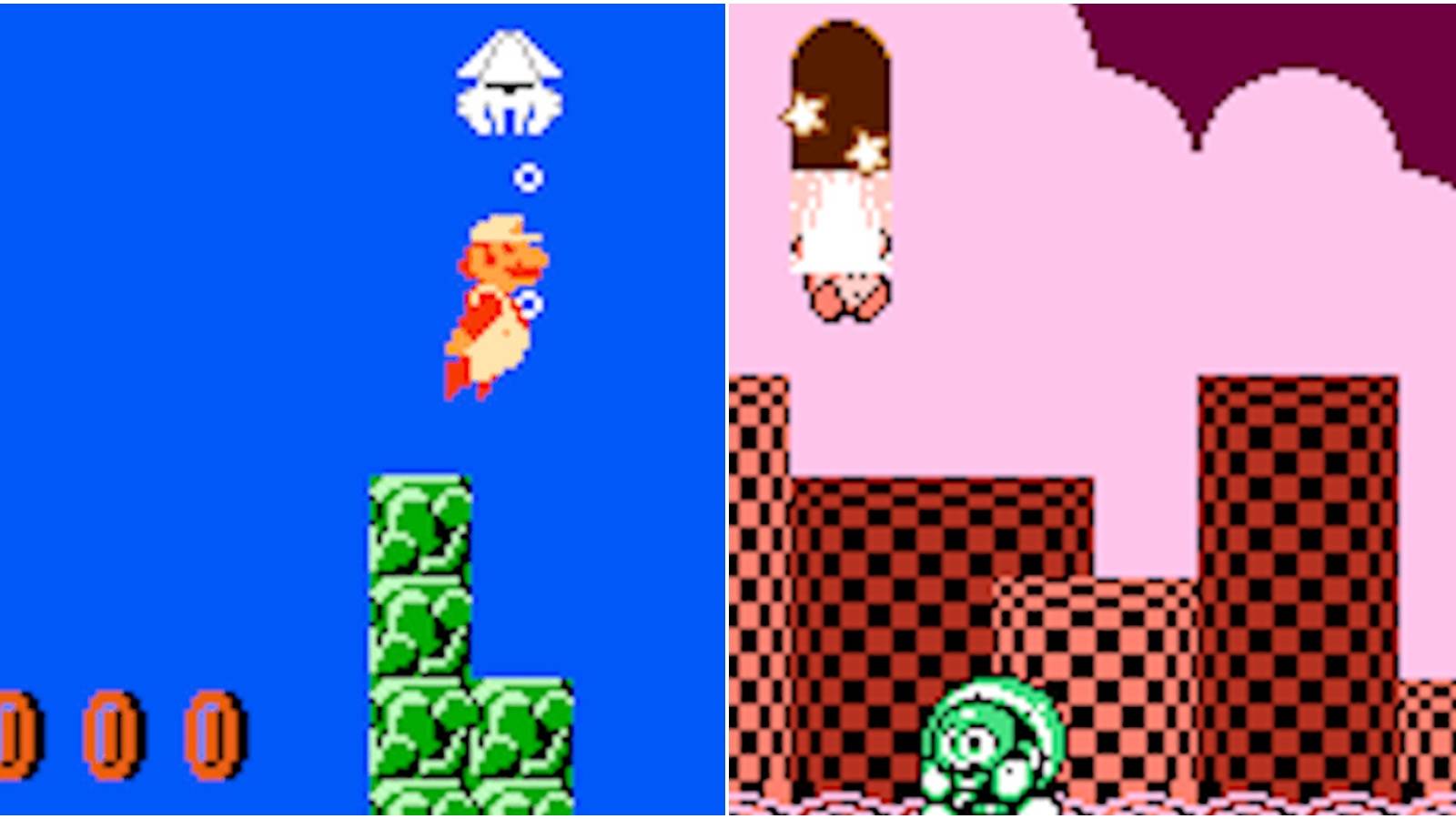 kirby and mario bros.