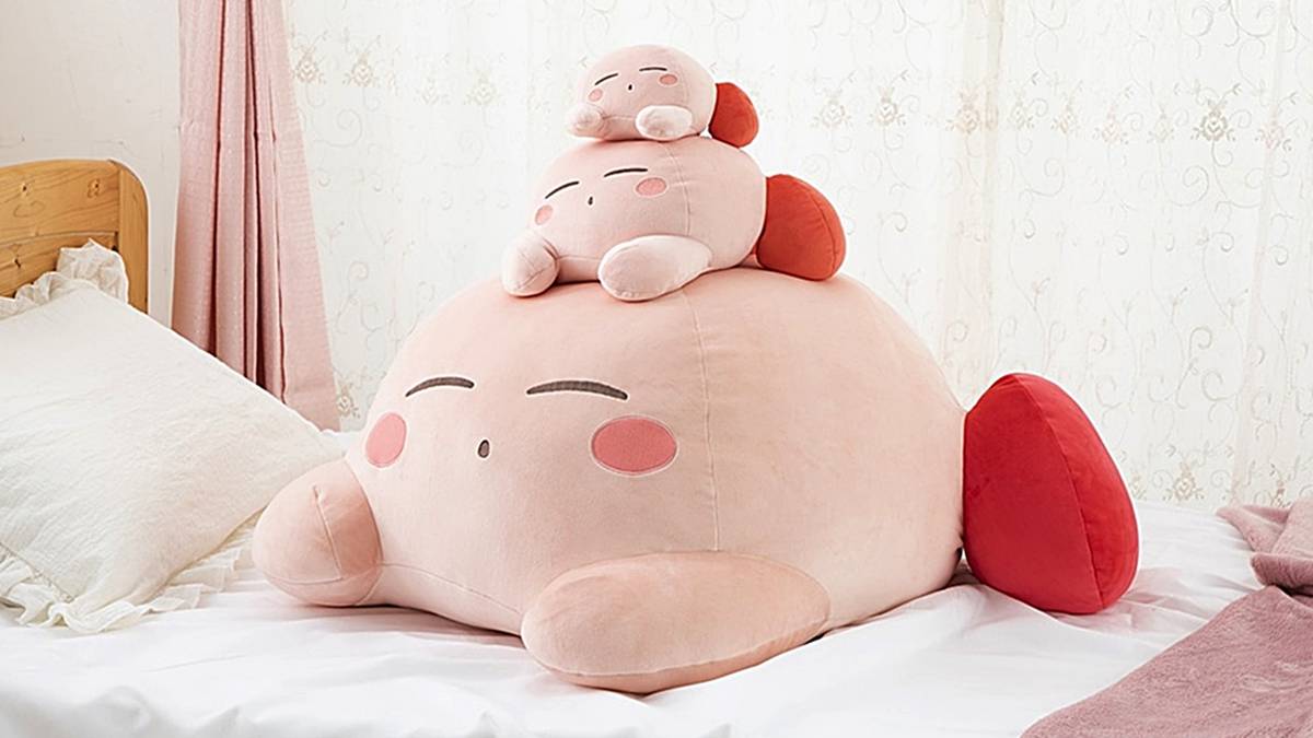 takara tomy giant stuffed plush kirby