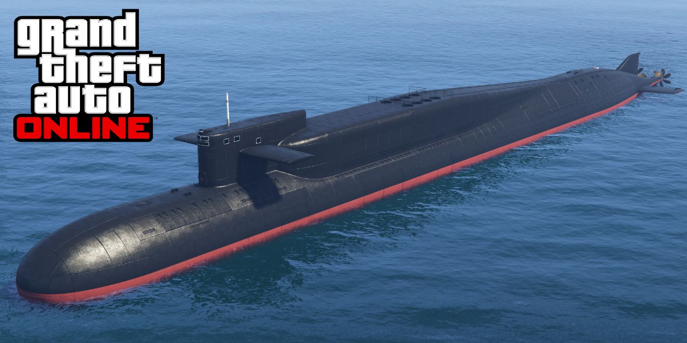 kosatka submarine with gta online logo
