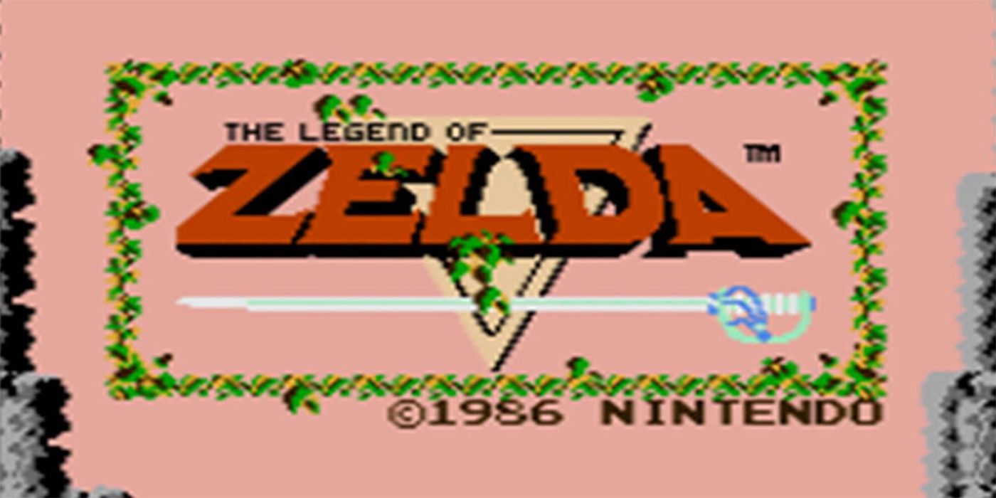 Legend of Zelda start screen