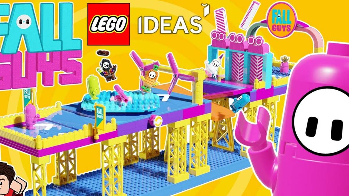 fall guys crash course lego set idea