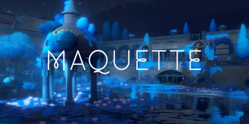 blue hued pond and architecture