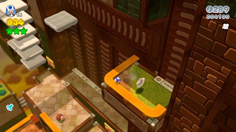 mario 3d world 6-6 green stars stamps