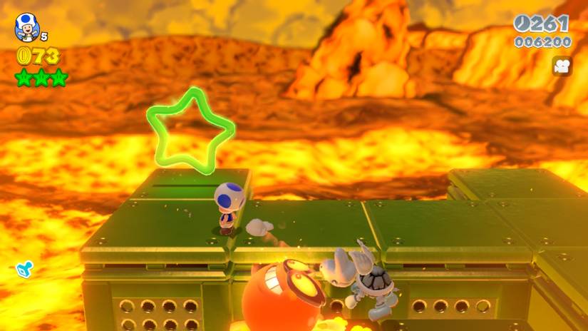 mario 3d world castle-7 green star 2