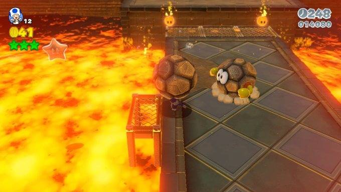 Super Mario 3D World + Bowser's Fury: World 4-Castle Green Stars ...