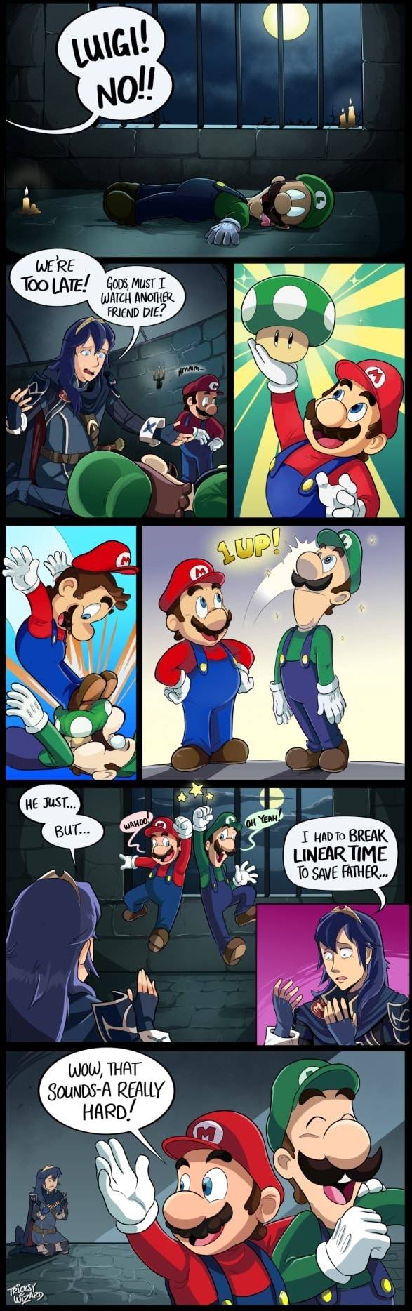 mario luigi fire emblem funny comic