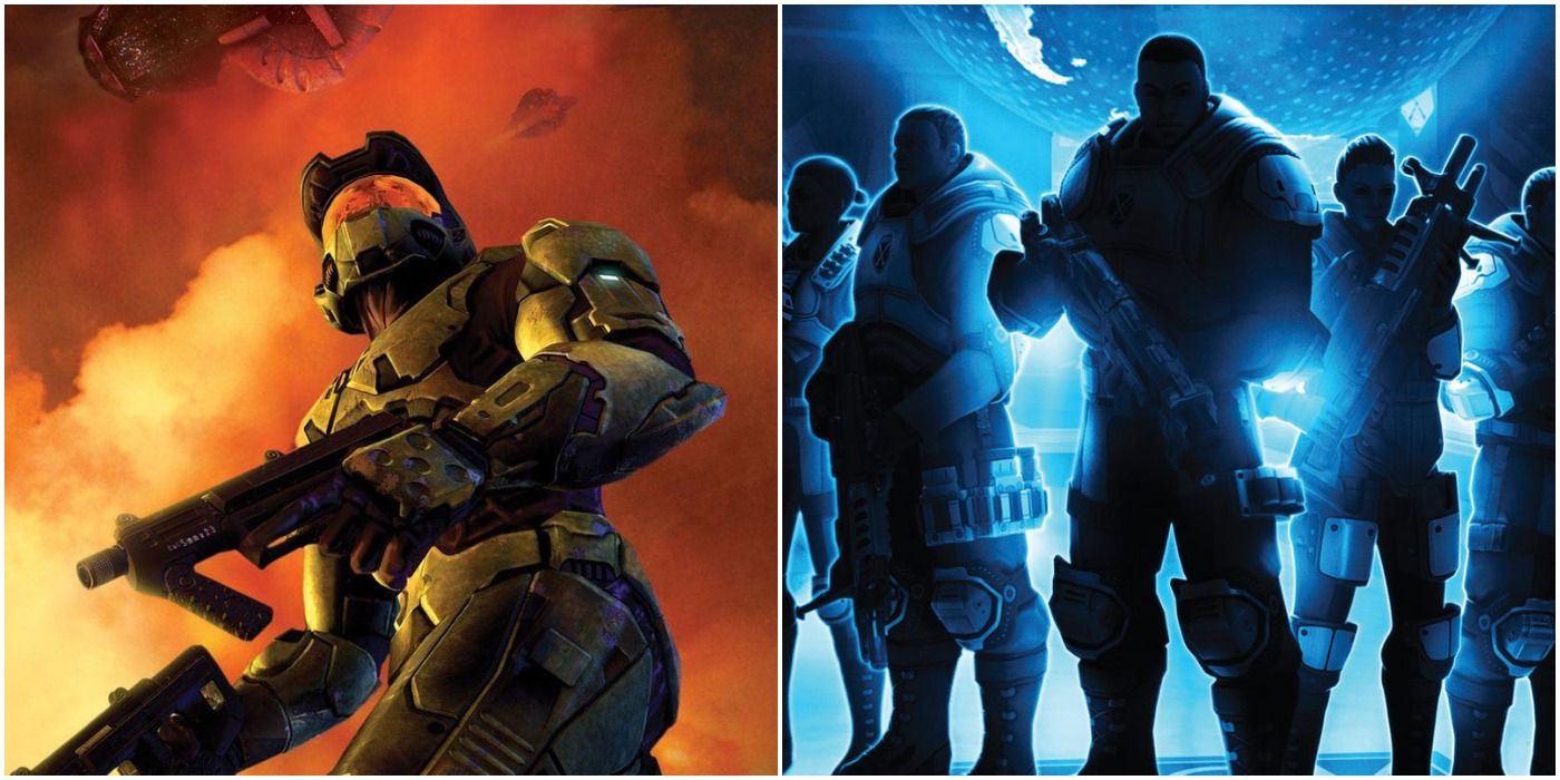 (Left) Master Chief in Halo 2 (Right) XCOM: Enemy Unknown cover art