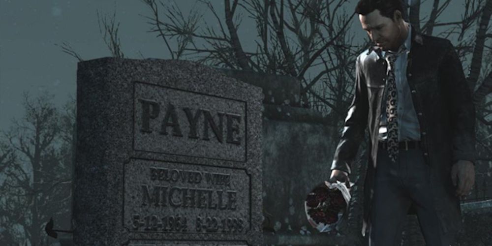 max payne visiting grave