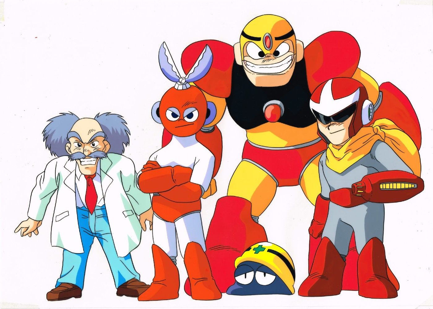 mega man cancelled anime villains