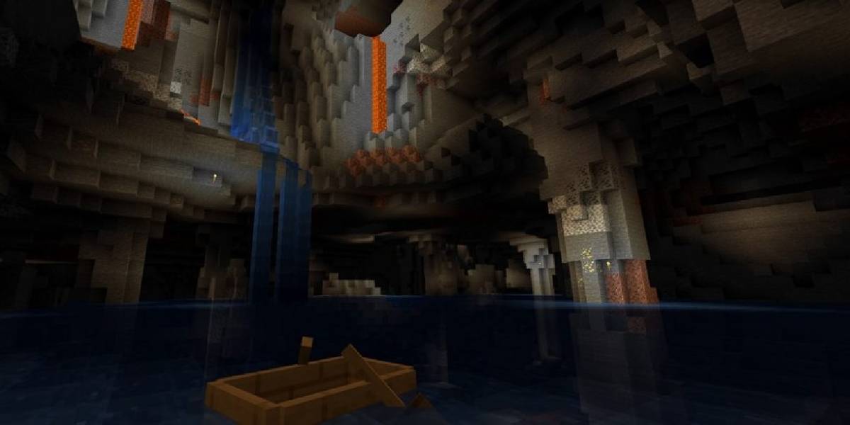 First Minecraft Cave Update Minecraft Cave Game REVIEW: A Deep Dive Into Minecraft's New Caves And