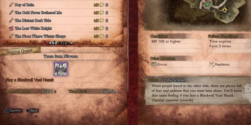 tears from nirvana quest posting