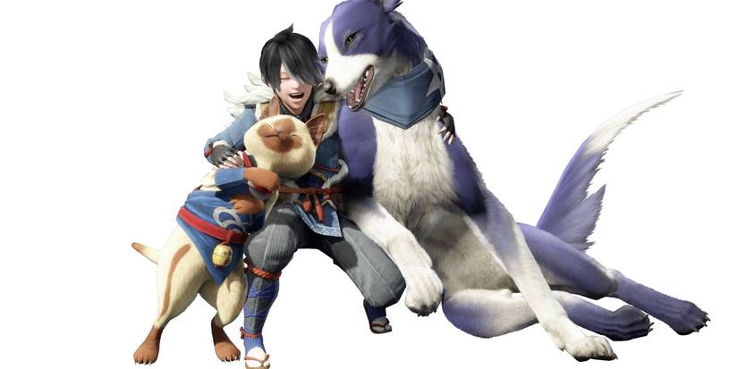 monster hunter rise iori palamute palico