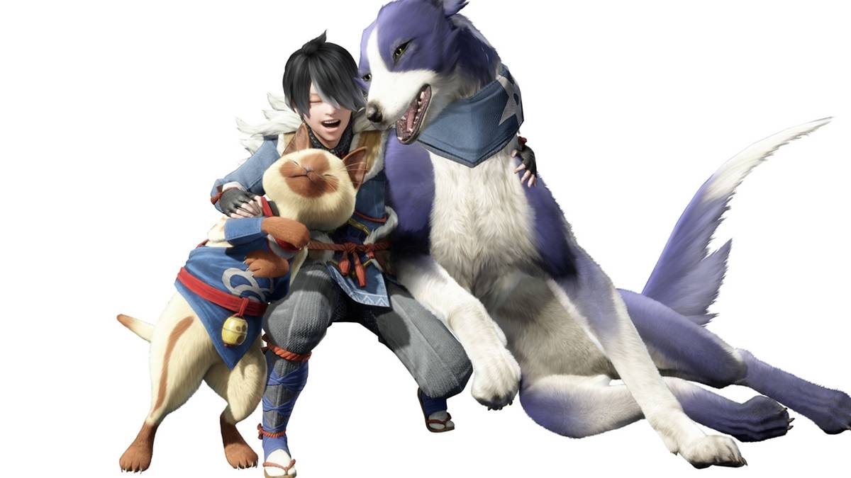 monster hunter rise iori palamute palico